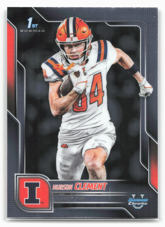 2025 Bowman University Chrome #73 Hudson Clement
