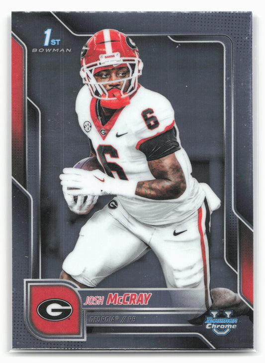 2025 Bowman University Chrome #173 Josh McCray