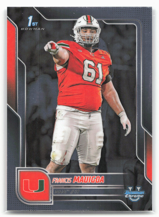 2025 Bowman University Chrome #29 Francis Mauigoa