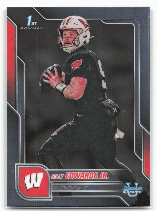 2025 Bowman University Chrome #8 Billy Edwards Jr.