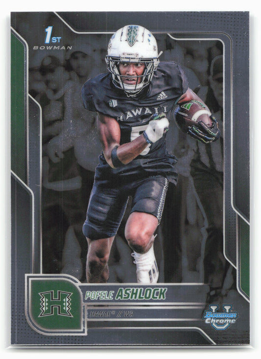 2025 Bowman University Chrome #15 Pofele Ashlock