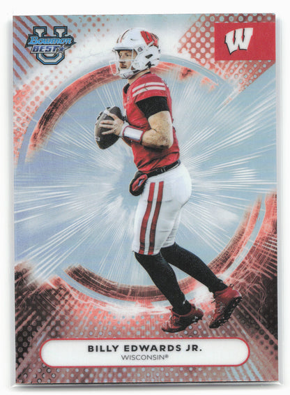 2025 Bowman University Best #18 Billy Edwards Jr. Refractor 25222