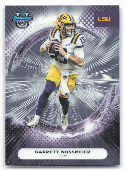 2025 Bowman University Best #59 Garrett Nussmeier 25231