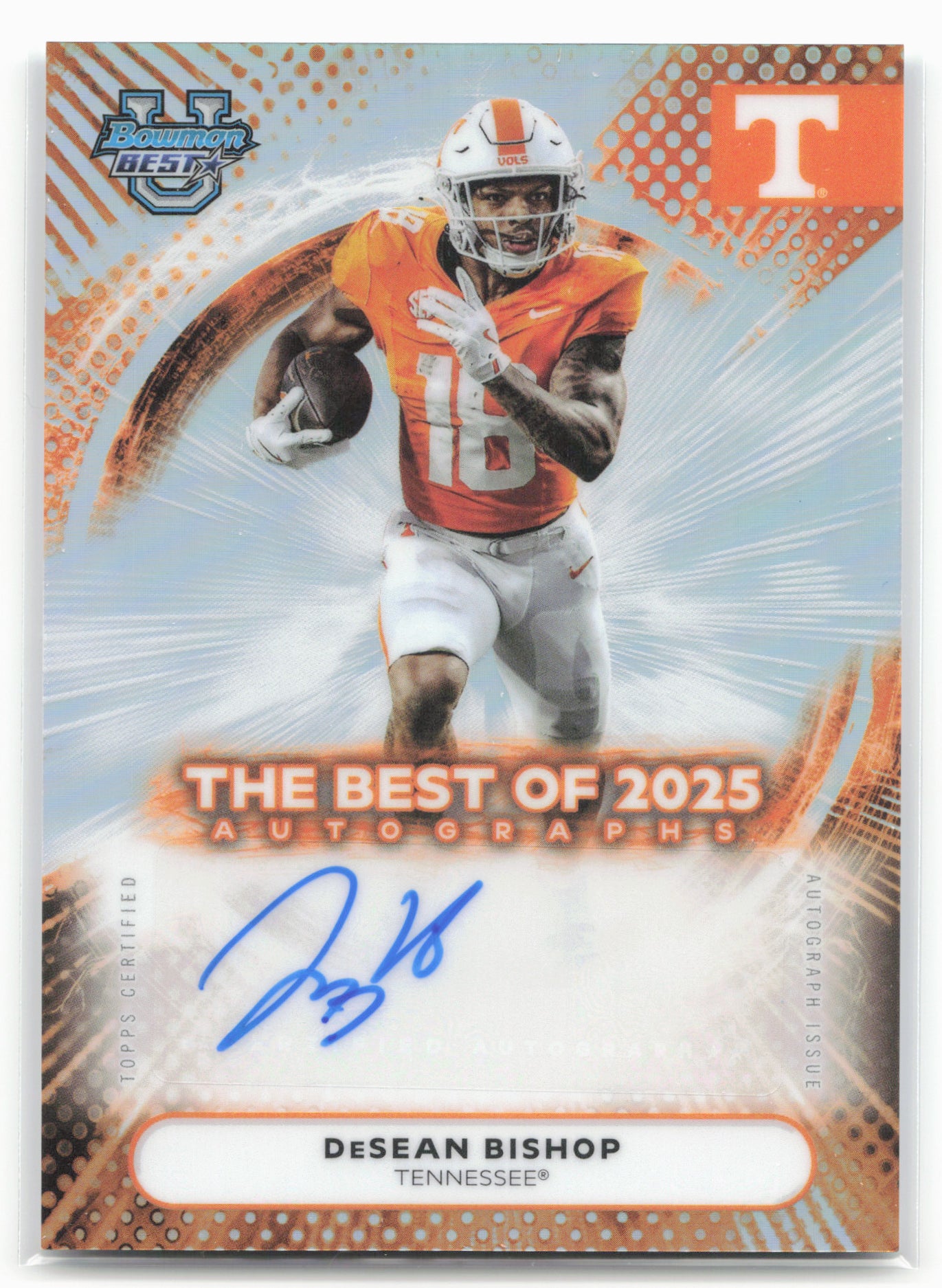 2025 Bowman University Best #BOA-DBI DeSean Bishop Best Of 2025 Autographs