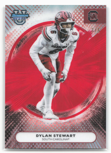 
2025 Bowman University Best #44 Dylan Stewart Red 25236