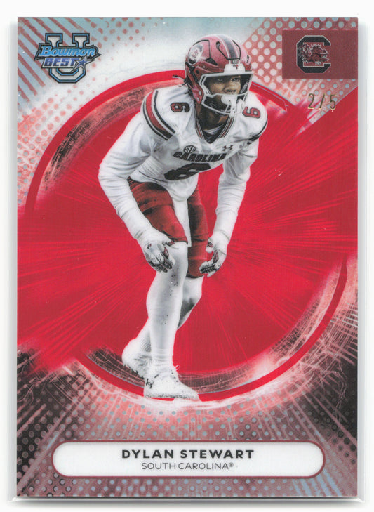 2025 Bowman University Best #44 Dylan Stewart Red #/5