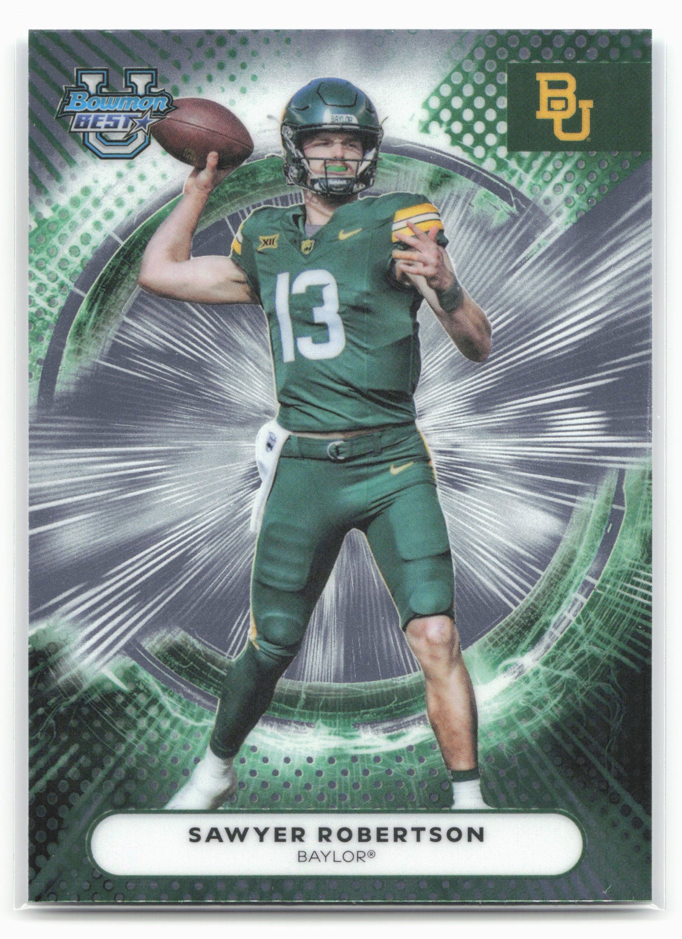 2025 Bowman University Best #15 Sawyer Robertson