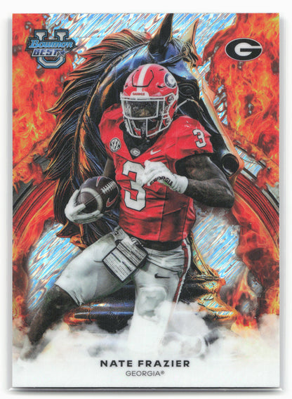 2025 Bowman University Best #W-8 Nate Frazier Shimmer