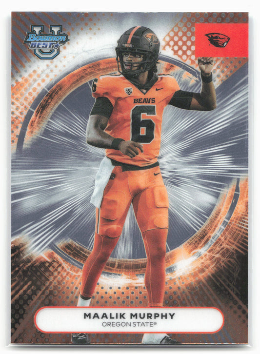 2025 Bowman University Best #9 Maalik Murphy