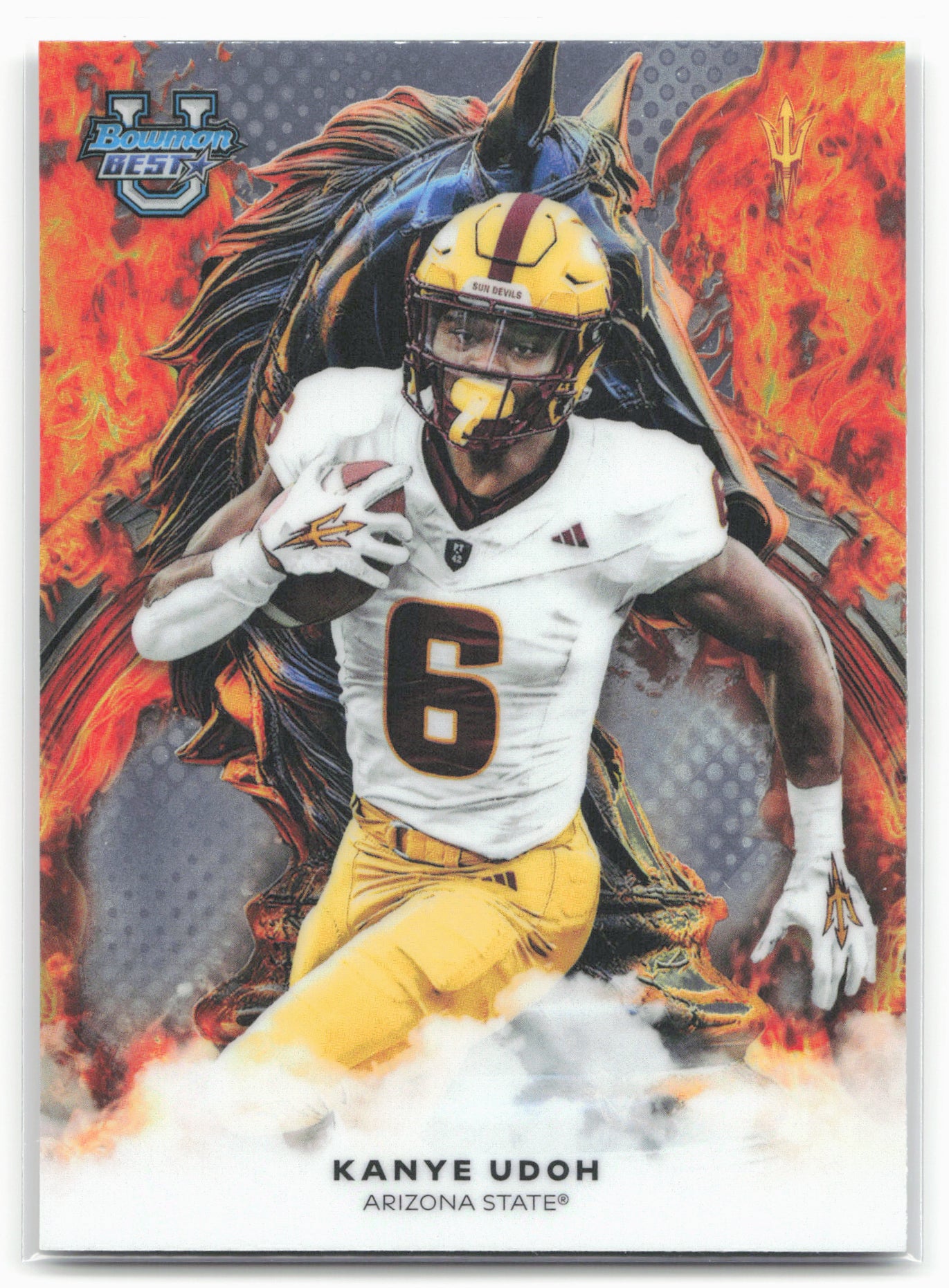 2025 Bowman University Best #W-23 Kanye Udoh Workhorse