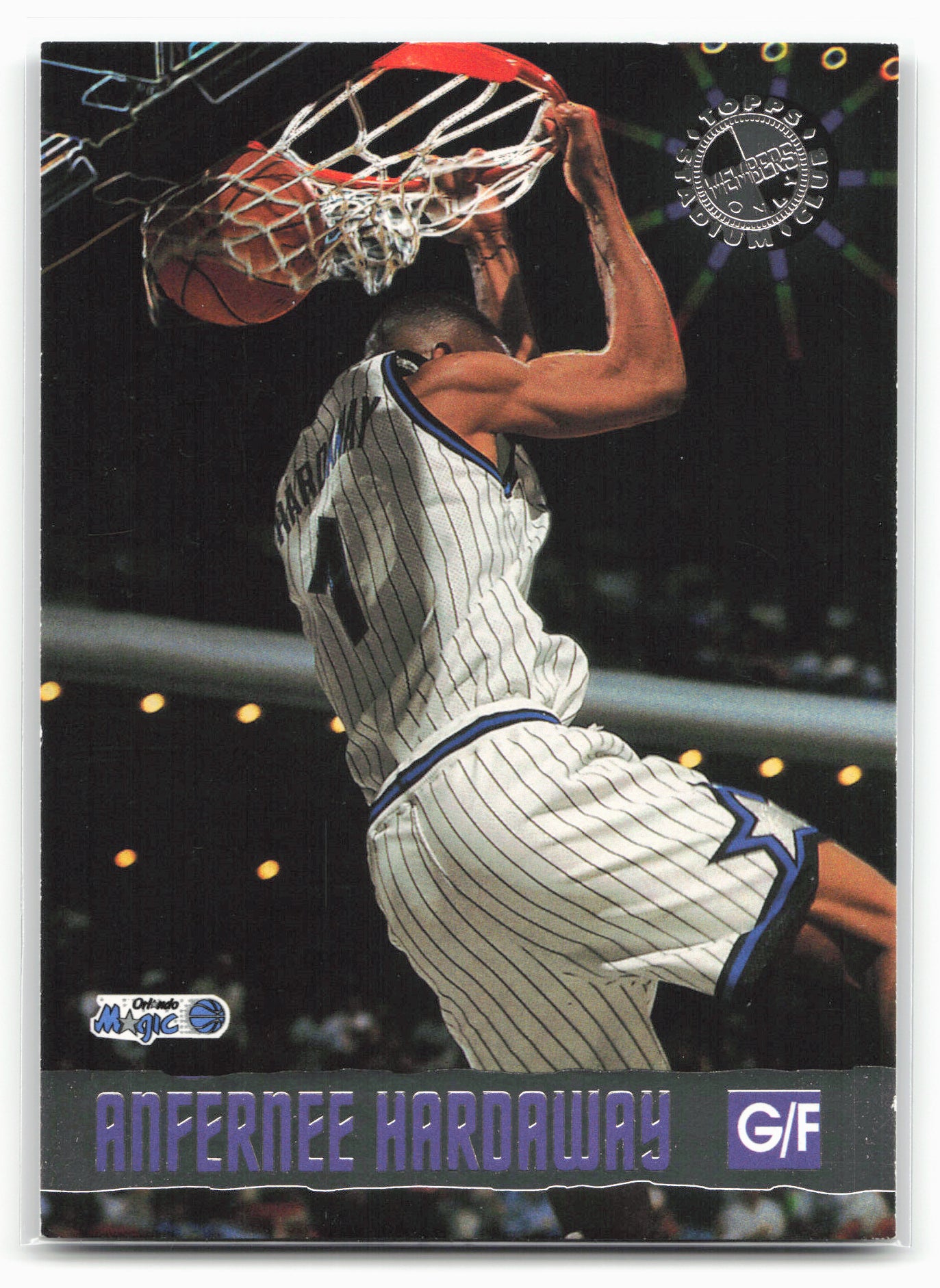 1995-96 Stadium Club Members Only  #25 Anfernee Hardaway