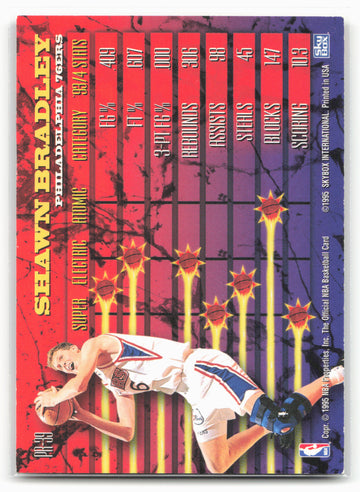 1994-95 Hoops #PR-39 Shawn Bradley Hoops Power (Stat Power Ratings)