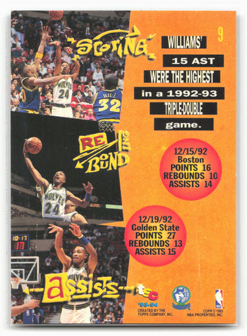 1993-94 Stadium Club #9 Micheal Williams