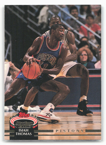 1992-93 Stadium Club #50 Isiah Thomas