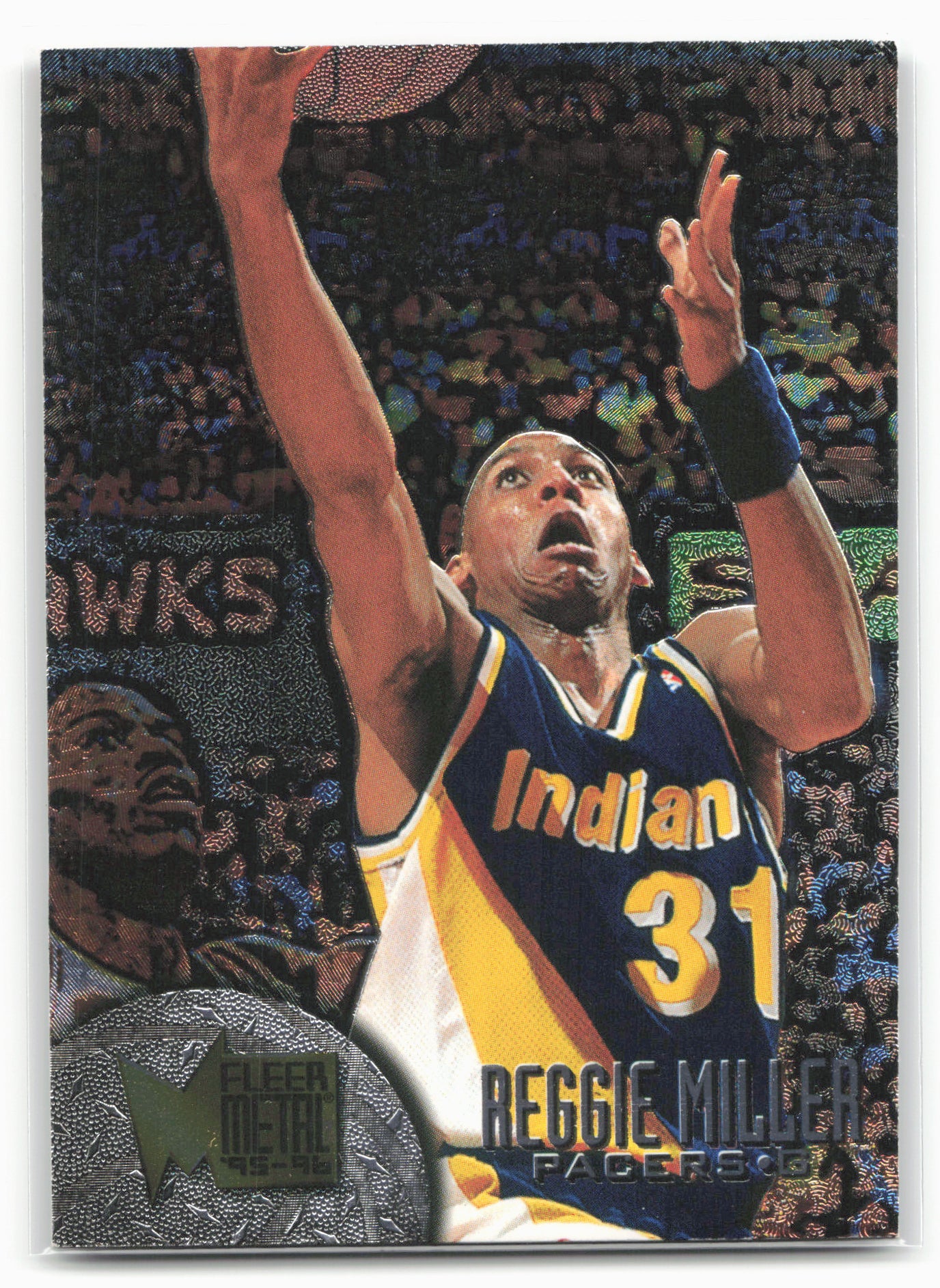1995-96 Metal #45 Reggie Miller