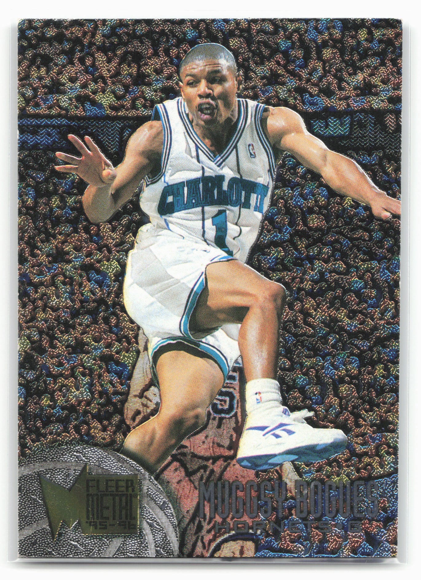 1995-96 Metal #9 Muggsy Bogues