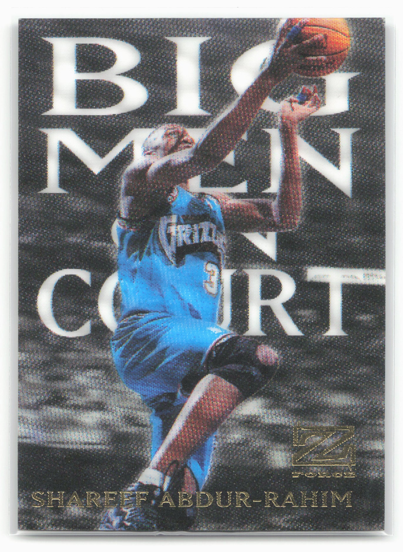 1997-98 SkyBox Z-Force #1 BMOC Shareef Abdur-Rahim Big-Men-on-Court