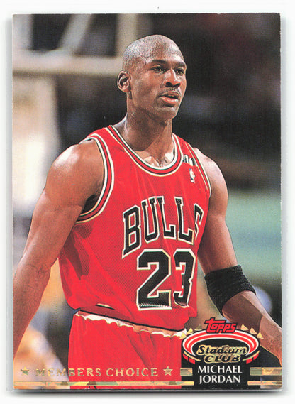 1992-93 Stadium Club #210 Michael Jordan