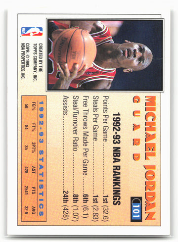 1993-94 Topps #101 Michael Jordan