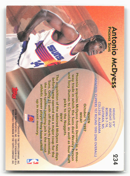 1997-98 Stadium Club #234 Antonio McDyess
