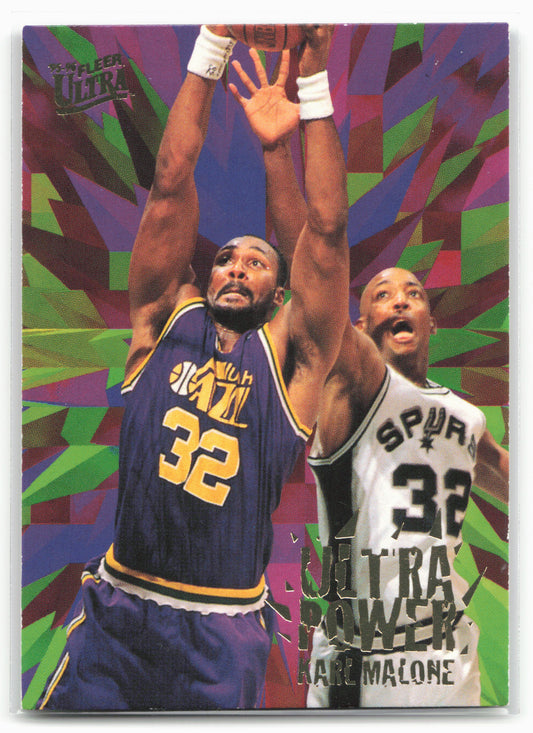 1995-96 Ultra #5 Karl Malone Ultra Power