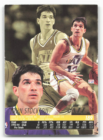 1994-95 Ultra #189 John Stockton