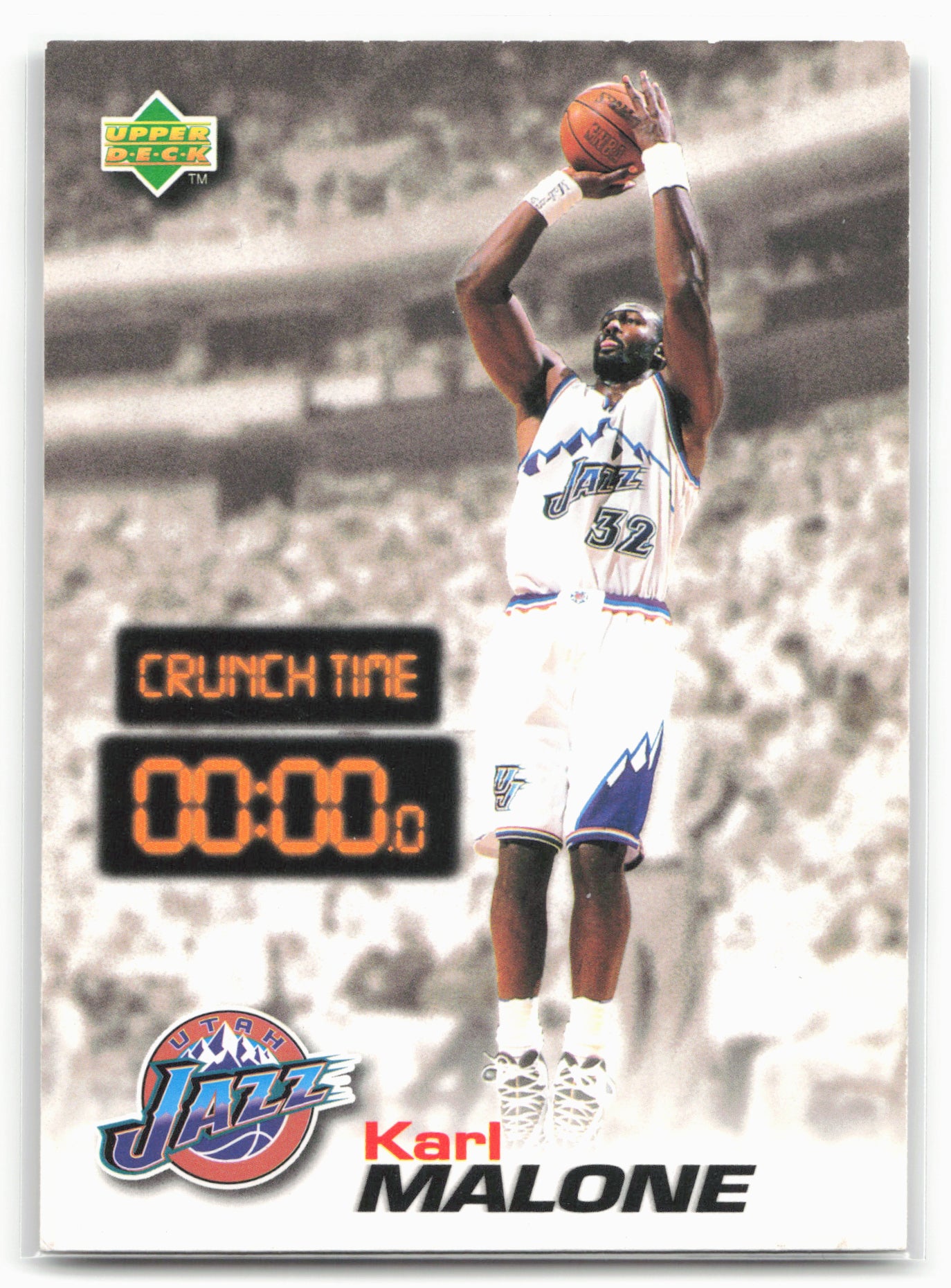 1997 Upper Deck Nestle Crunch Time #CT18 Karl Malone