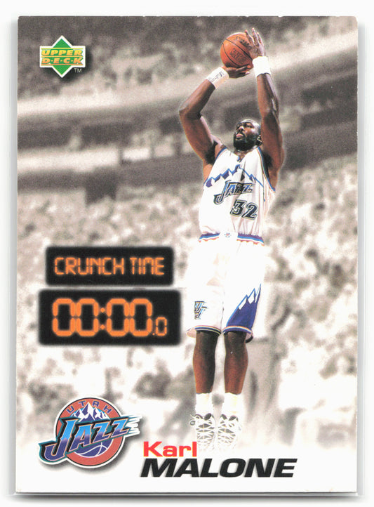 1997 Upper Deck Nestle Crunch Time #CT18 Karl Malone