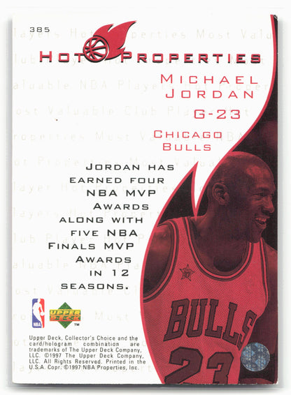 1997-98 Collector's Choice #H1 Michael Jordan Hot Properties