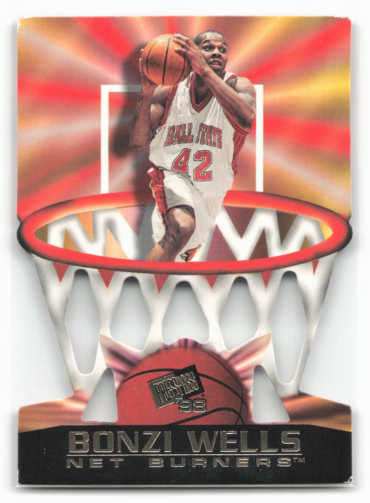 1998 Press Pass #NB 15 Bonzi Wells Net Burners