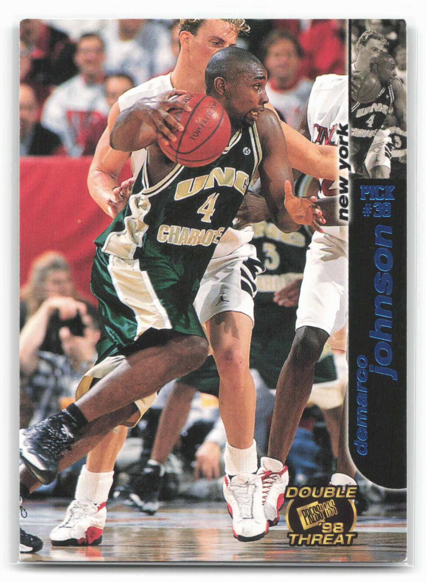 1998 Press Pass Double Threat #25 DeMarco Johnson Torquers
