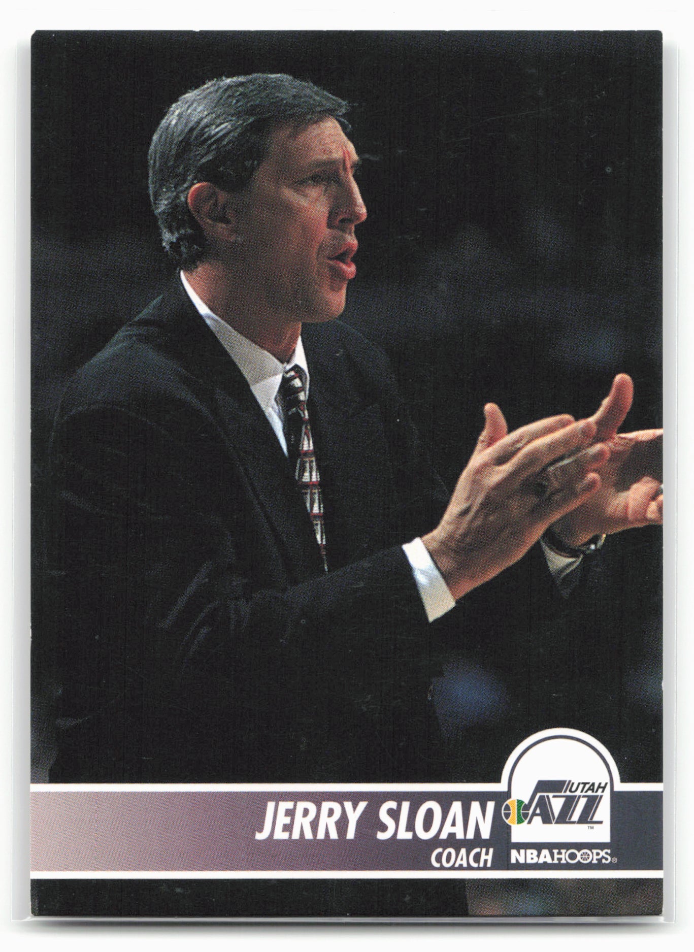 1994 Hoops Utah Jazz Team Night Sheet SGA #NNO Jerry Sloan
