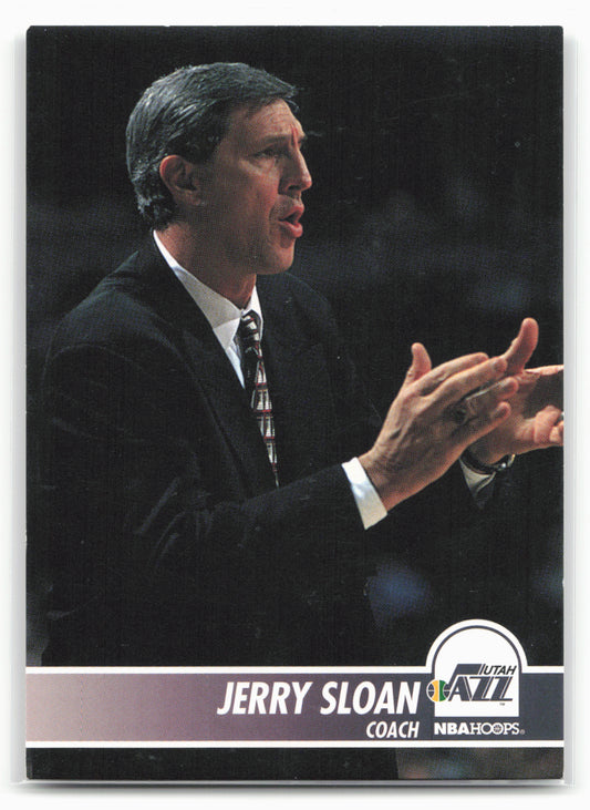 1994 Hoops Utah Jazz Team Night Sheet SGA #NNO Jerry Sloan