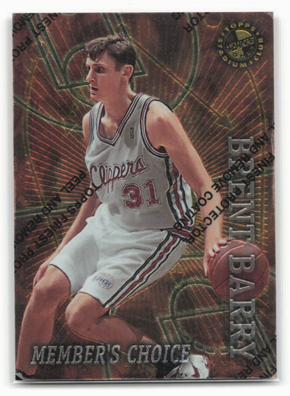 1995-96 Stadium Club Members Only #50 Brent Barry