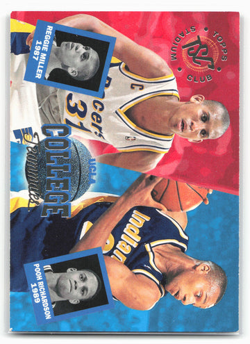 1994-95 Stadium Club #107 Reggie Miller / Pooh Richardson CT
