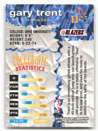 1995-96 Stadium Club #11 Gary Trent Draft Picks