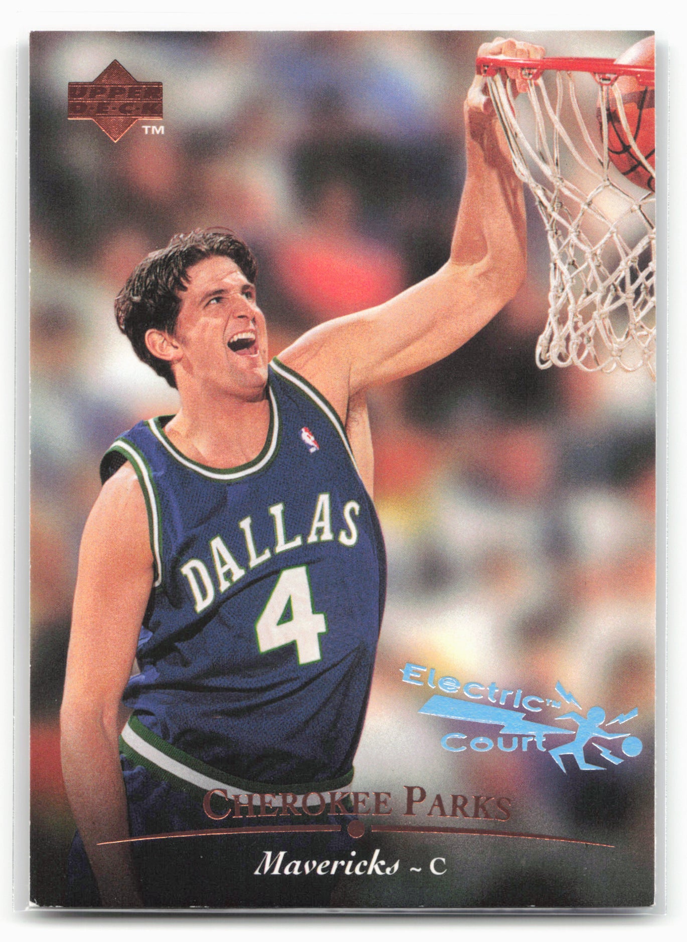 1995-96 Upper Deck #130 Cherokee Parks Electric Court