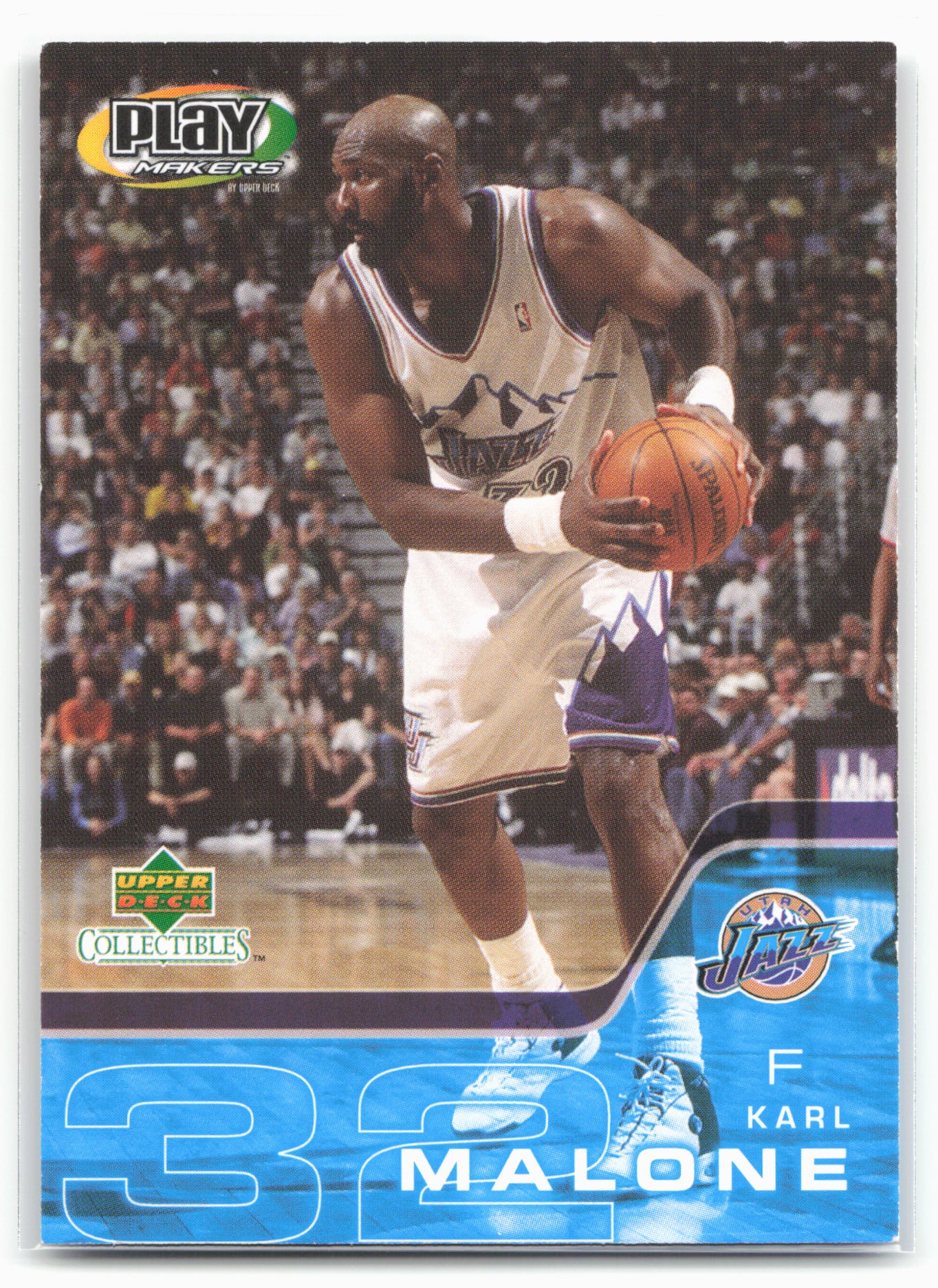 2001-02 Upper Deck Collectibles NBA PlayMakers Series 2 #PM-3 Karl Malone