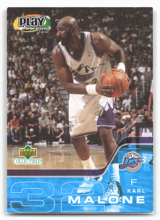 2001-02 Upper Deck Collectibles NBA PlayMakers Series 2 #PM-3 Karl Malone