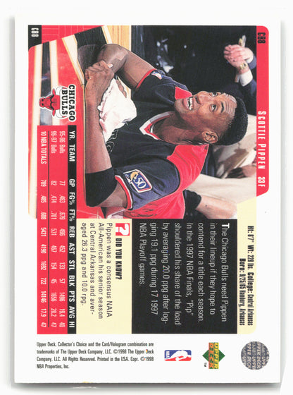 1997-98 Collector's Choice Chicago Bulls #CB8 Scottie Pippen