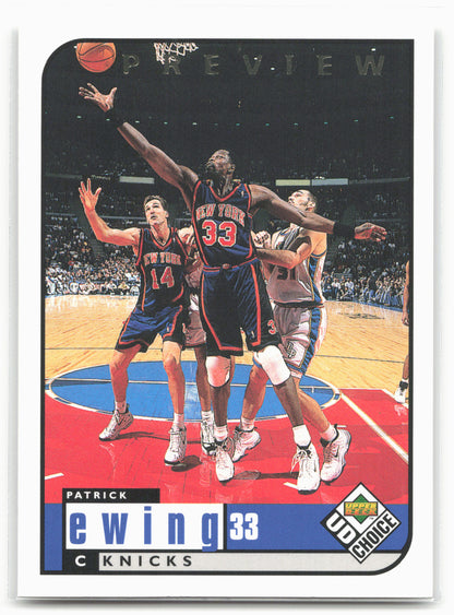 1998-99 UD Choice Preview #95 Patrick Ewing