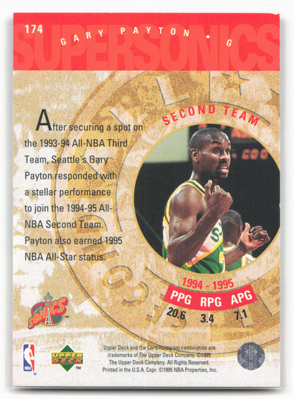 1995-96 Upper Deck #174 Gary Payton