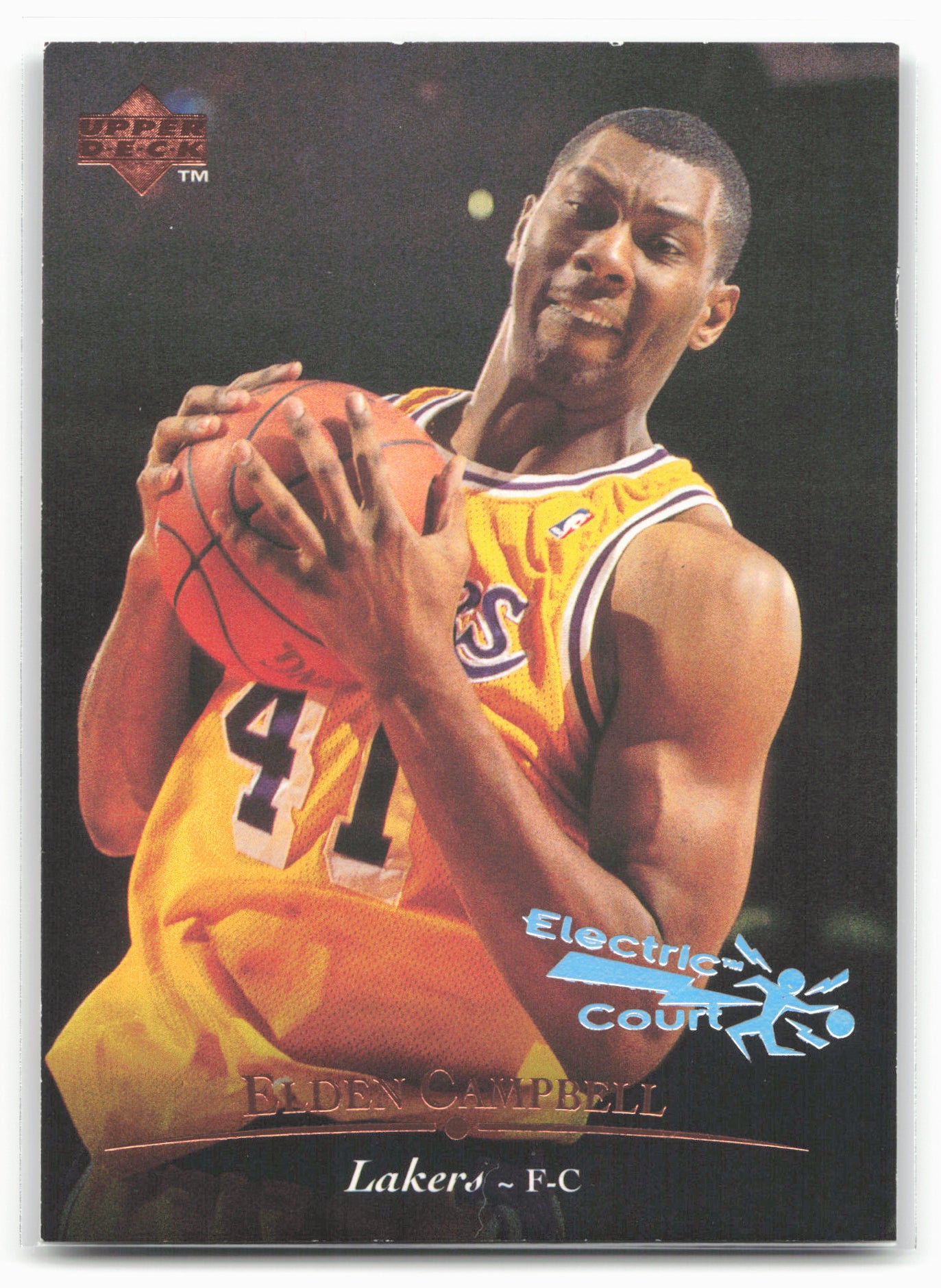 1995-96 Upper Deck #126 Elden Campbell Electric Court
