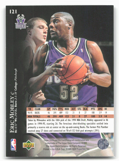 1995-96 Upper Deck #121 Eric Mobley Electric Court