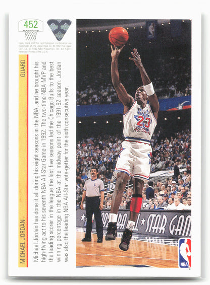 1991-92 Upper Deck #452 Michael Jordan