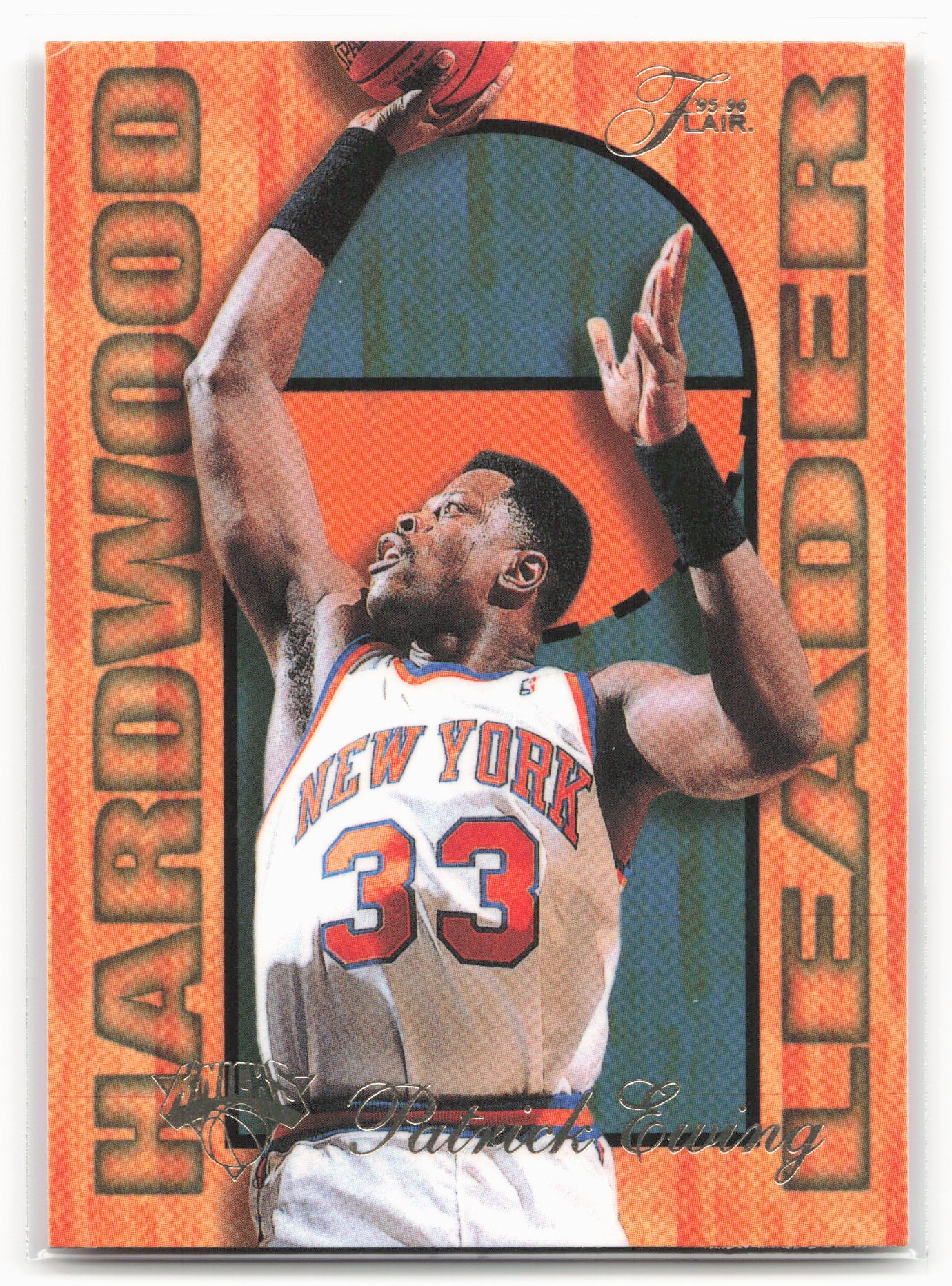 1995-96 Fleer #18 Patrick Ewing Flair Hardwood Leader