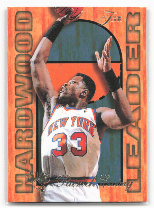 1995-96 Fleer #18 Patrick Ewing Flair Hardwood Leader