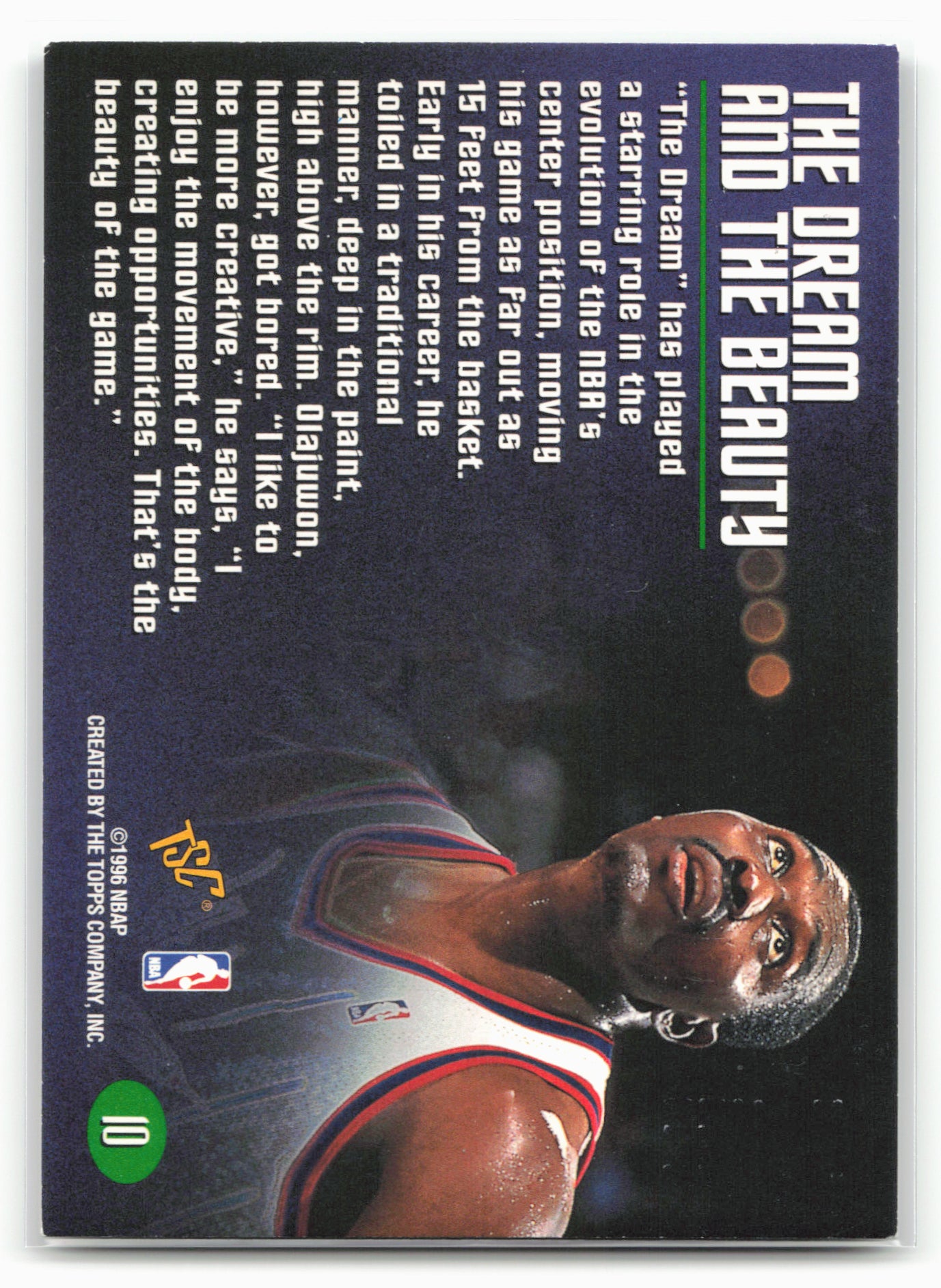 1995-96 Stadium Club Members Only 50 #10 Hakeem Olajuwon
