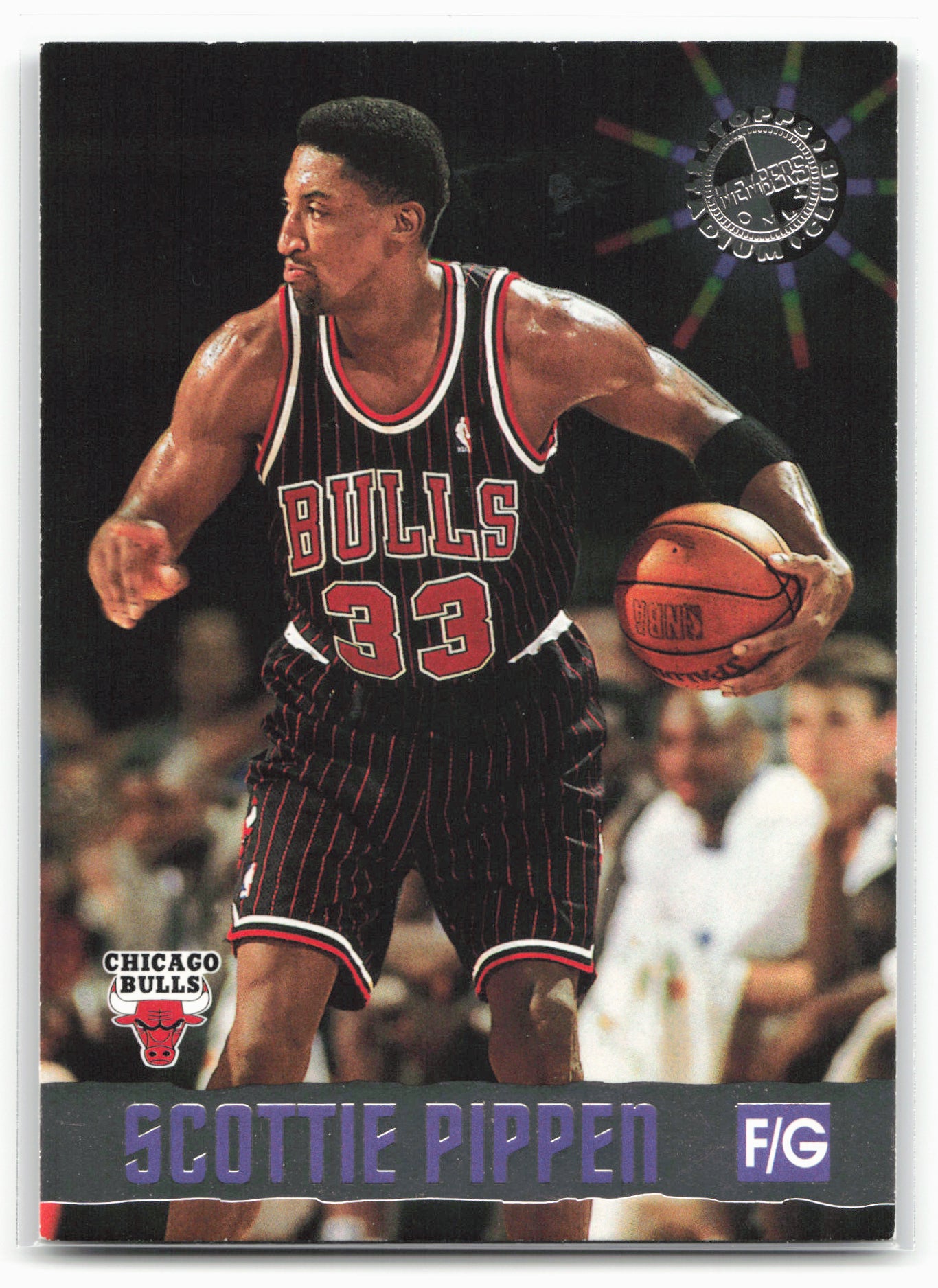 1995-96 Stadium Club Members Only 50 #3 Scottie Pippen