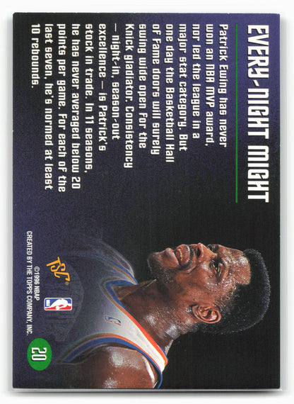 1995-96 Stadium Club Members Only 50 #20 Patrick Ewing